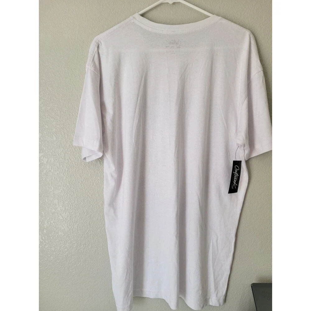 Outrank Brand Chasin M's Graphic T-Shirt White Size L NWT - Picture 3 of 8